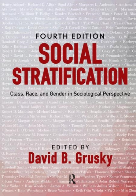 Book cover of: Social Stratification