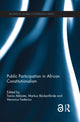 Book cover of: Public Participation in African Constitutionalism. By: Tania Abbiate