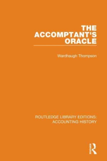 Book cover of: Routledge Library Editions: Accounting History