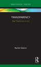 Book cover of: Transparency. By: Rachel Adams