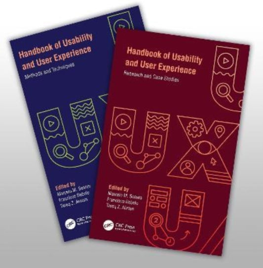 Book cover of: Handbook of Usability and User-Experience (UX), 2-Volume Set. By: Marcelo M. Soares