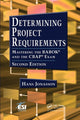 Book cover of: Determining Project Requirements. By: Hans Jonasson