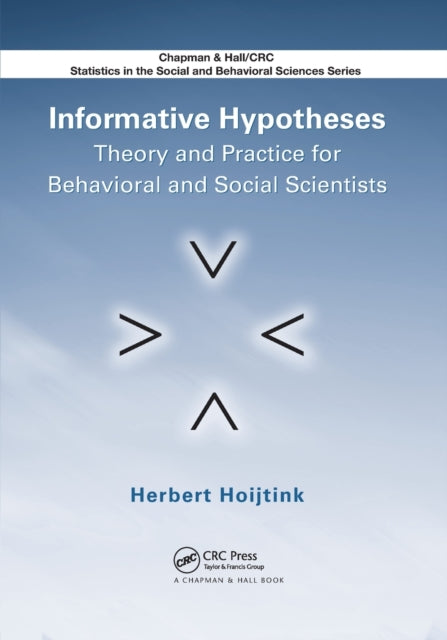 Book cover of: Informative Hypotheses. By: Herbert Hoijtink