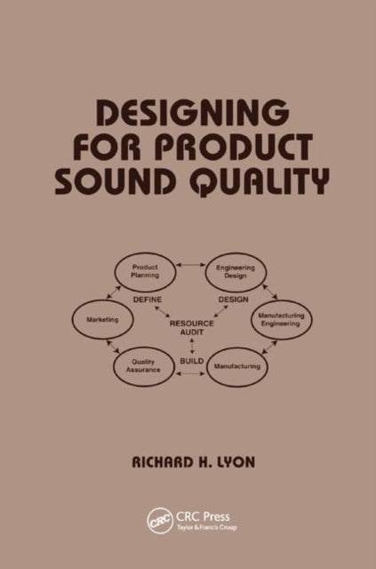 Book cover of: Designing for Product Sound Quality. By: Richard Lyon
