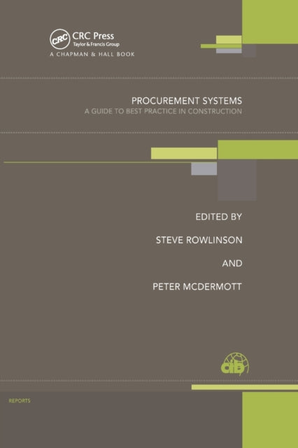 Book cover of: Procurement Systems. By: Steve Rowlinson