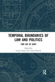 Book cover of: Temporal Boundaries of Law and Politics. By: Luigi Corrias
