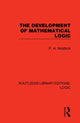 Book cover of: Development of Mathematical Logic. By: P. H. Nidditch