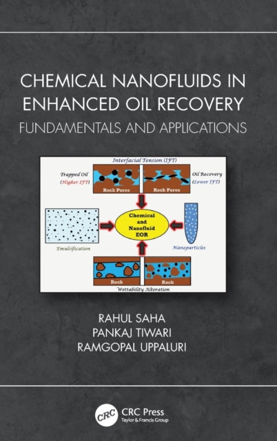 Book cover of: Chemical Nanofluids in Enhanced Oil Recovery. By: Rahul Saha