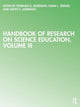 Book cover of: Handbook of Research on Science Education. By: Sandra K. Abell