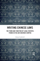 Book cover of: Writing Chinese Laws. By: Ernest Caldwell