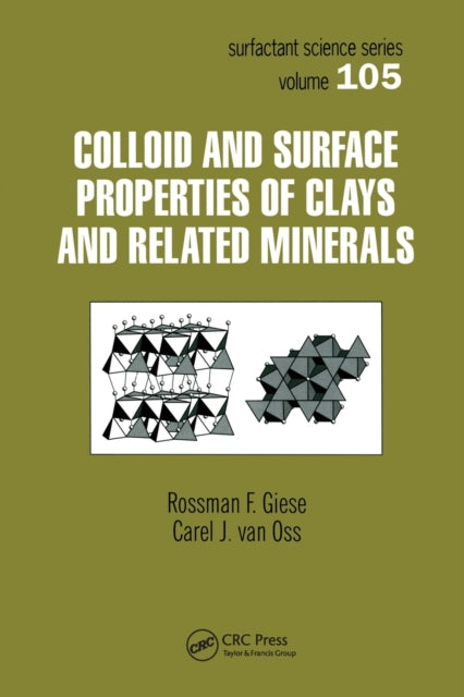 Book cover of: Colloid And Surface Properties Of Clays And Related Minerals
