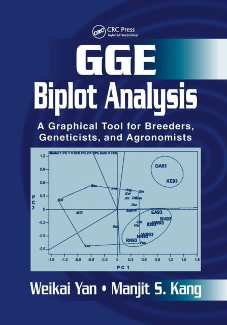 Book cover of: GGE Biplot Analysis. By: Weikai Yan