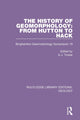 Book cover of: History of Geomorphology. By: K. J. Tinkler