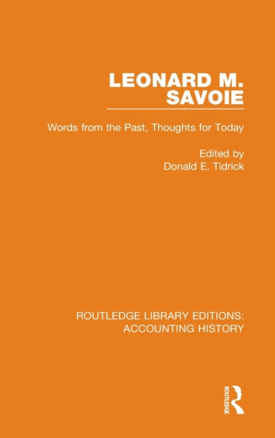 Book cover of: Leonard M. Savoie. By: Donald E. Tidrick