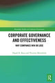 Book cover of: Corporate Governance and Effectiveness. By: Dipak R. Basu