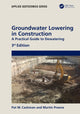 Book cover of: Groundwater Lowering in Construction. By: Martin Preene