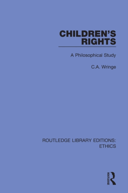 Book cover of: Children's Rights. By: Colin Wringe