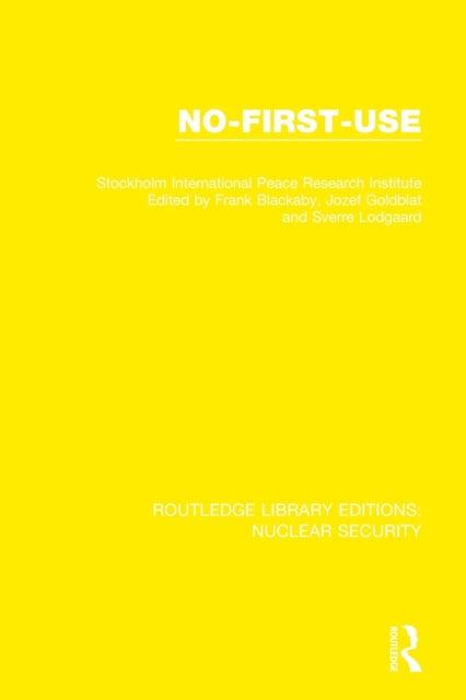Book cover of: No-First-Use. By: Frank Blackaby