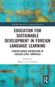 Book cover of: Education for Sustainable Development in Foreign Language Learning. By: María J. de la Fuente