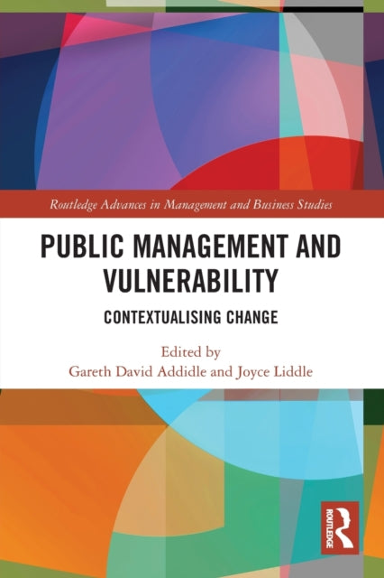 Book cover of: Public Management and Vulnerability. By: Gareth David Addidle