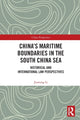 Book cover of: China's Maritime Boundaries in the South China Sea. By: Jinming Li