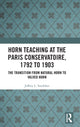 Book cover of: Horn Teaching at the Paris Conservatoire, 1792 to 1903. By: Jeffrey Leighton Snedeker