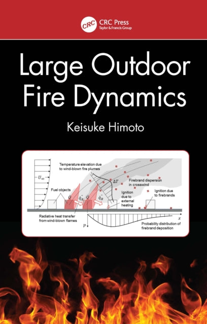 Book cover of: Large Outdoor Fire Dynamics. By: Keisuke Himoto