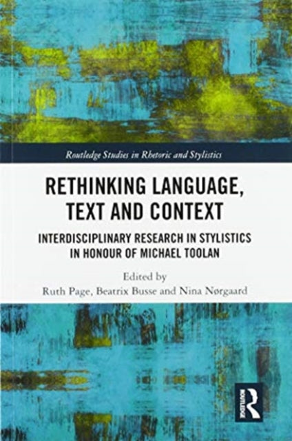 Book cover of: Rethinking Language, Text and Context