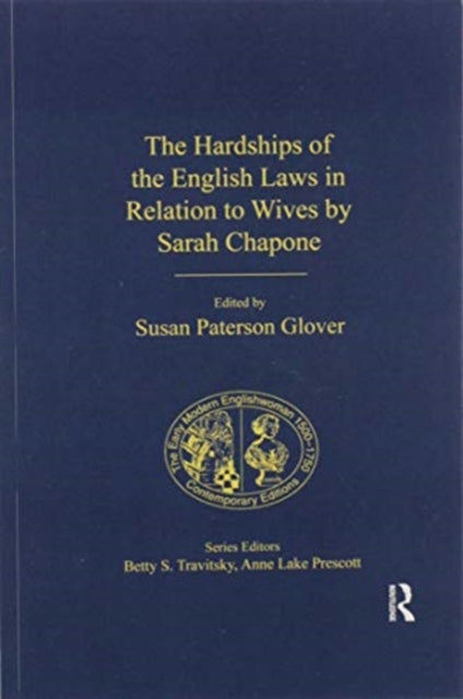 Book cover of: Hardships of the English Laws in Relation to Wives by Sarah Chapone