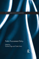 Book cover of: Public Procurement Policy. By: Gustavo Piga