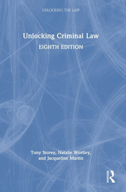 Book cover of: Unlocking Criminal Law. By: Tony Storey