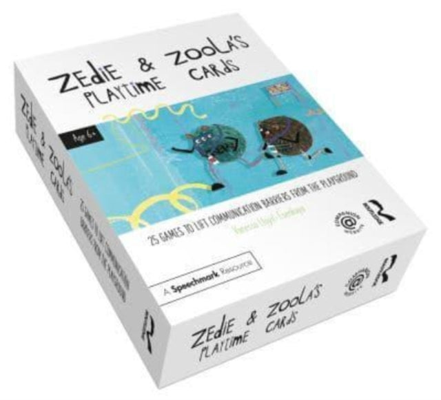 Book cover of: Zedie and Zoola’s Playtime Cards: 25 Games to Lift Communication Barriers from the Playground