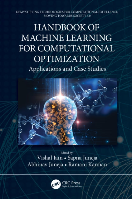 Book cover of: Handbook of Machine Learning for Computational Optimization. By: Vishal Jain