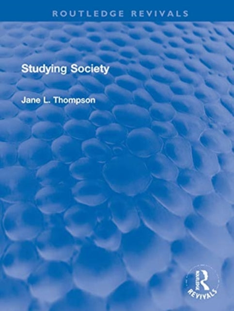Book cover of: Studying Society. By: Jane L. Thompson