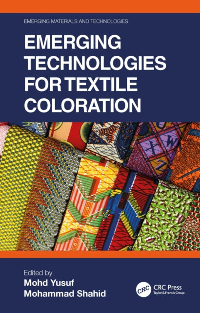 Book cover of: Emerging Technologies for Textile Coloration. By: Mohd Yusuf
