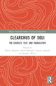 Book cover of: Clearchus of Soli. By: Robert Mayhew