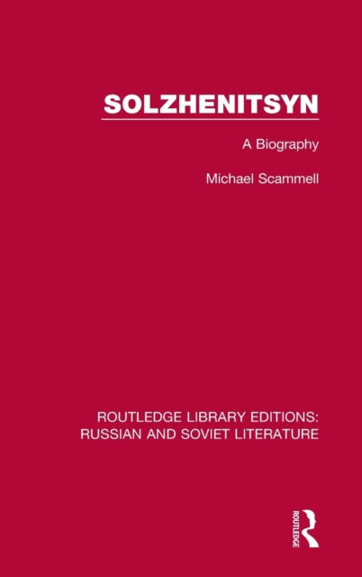 Book cover of: Solzhenitsyn. By: Michael Scammell