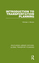 Book cover of: Introduction to Transportation Planning. By: Michael J. Bruton