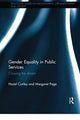 Book cover of: Gender Equality in Public Services. By: Hazel Conley