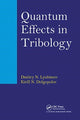 Book cover of: Quantum Effects in Tribology. By: D. V. Liubimov