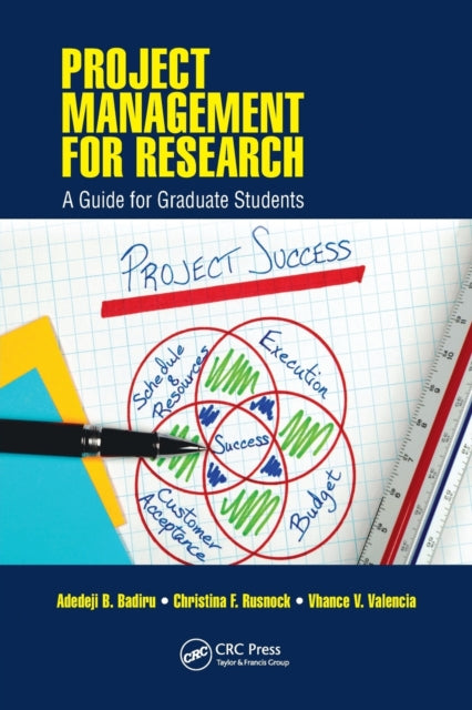 Book cover of: Project Management for Research. By: Adedeji Bodunde Badiru