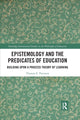 Book cover of: Epistemology and the Predicates of Education. By: Thomas E. Peterson
