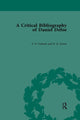 Book cover of: Critical Bibliography of Daniel Defoe