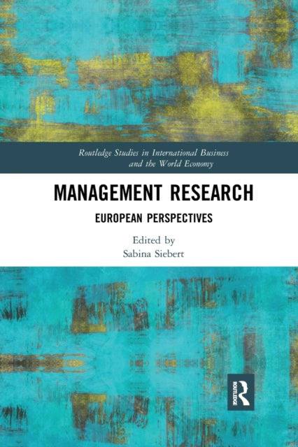 Book cover of: Management Research. By: Sabina Siebert