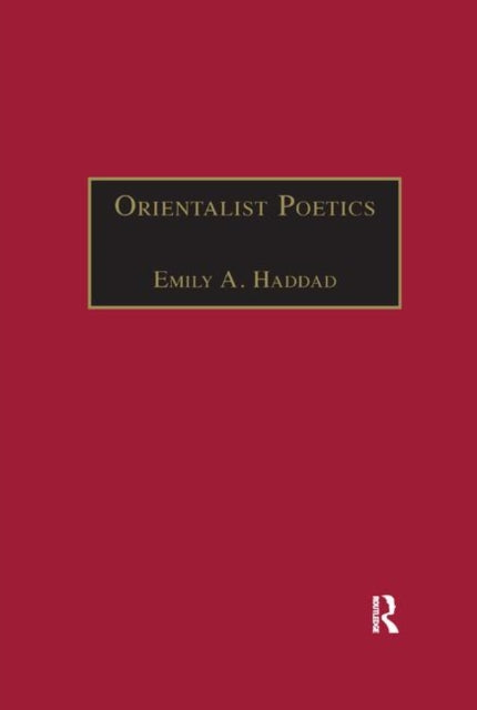 Book cover of: Orientalist Poetics