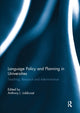 Book cover of: Language Policy and Planning in Universities