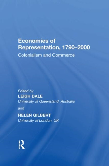 Book cover of: Economies of Representation, 1790?2000
