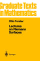 Book cover of: Lectures on Riemann Surfaces. By: Otto Forster