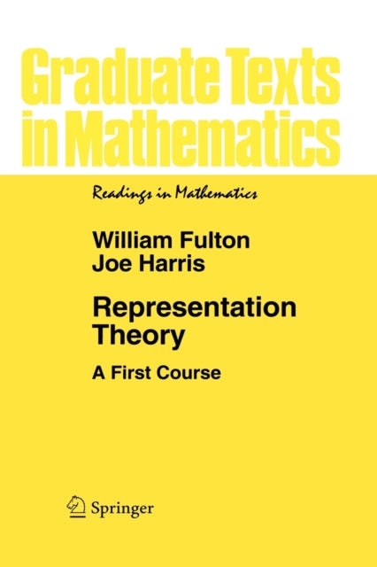 Book cover of: Representation Theory. By: William Fulton