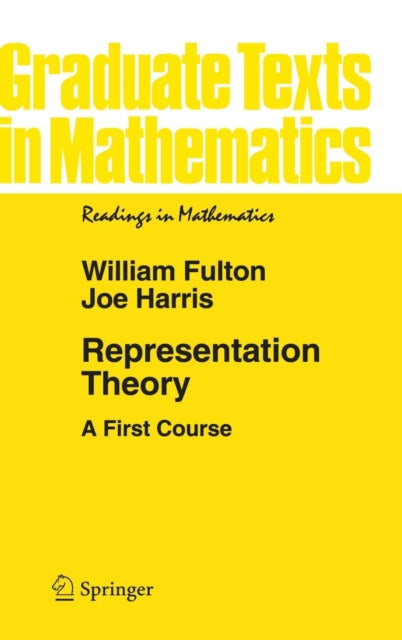 Book cover of: Representation Theory. By: William Fulton